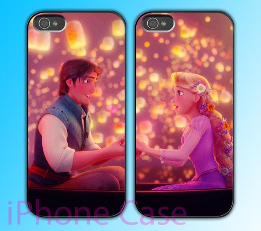 Rapunzel Tangled - Couple Case For Iphone 4/4s And Iphone 5 Hard Plastic Case, Rubber Case, Samsung Galaxy S3 Hard Case
