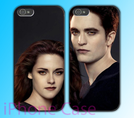 Twilight Bella And Edward - Couple Case For Iphone 4/4s And Iphone 5 Hard Plastic Case, Rubber Case, Samsung Galaxy S3 Hard Case